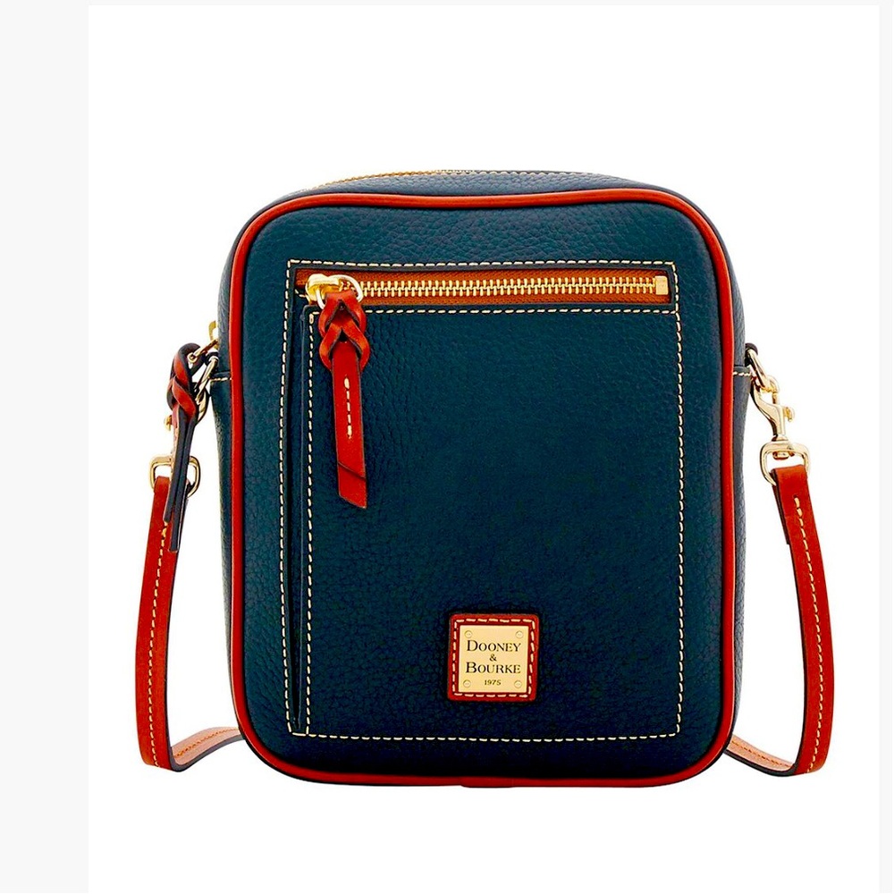 Dooney & Bourke Navy and Red Crossbody Bag